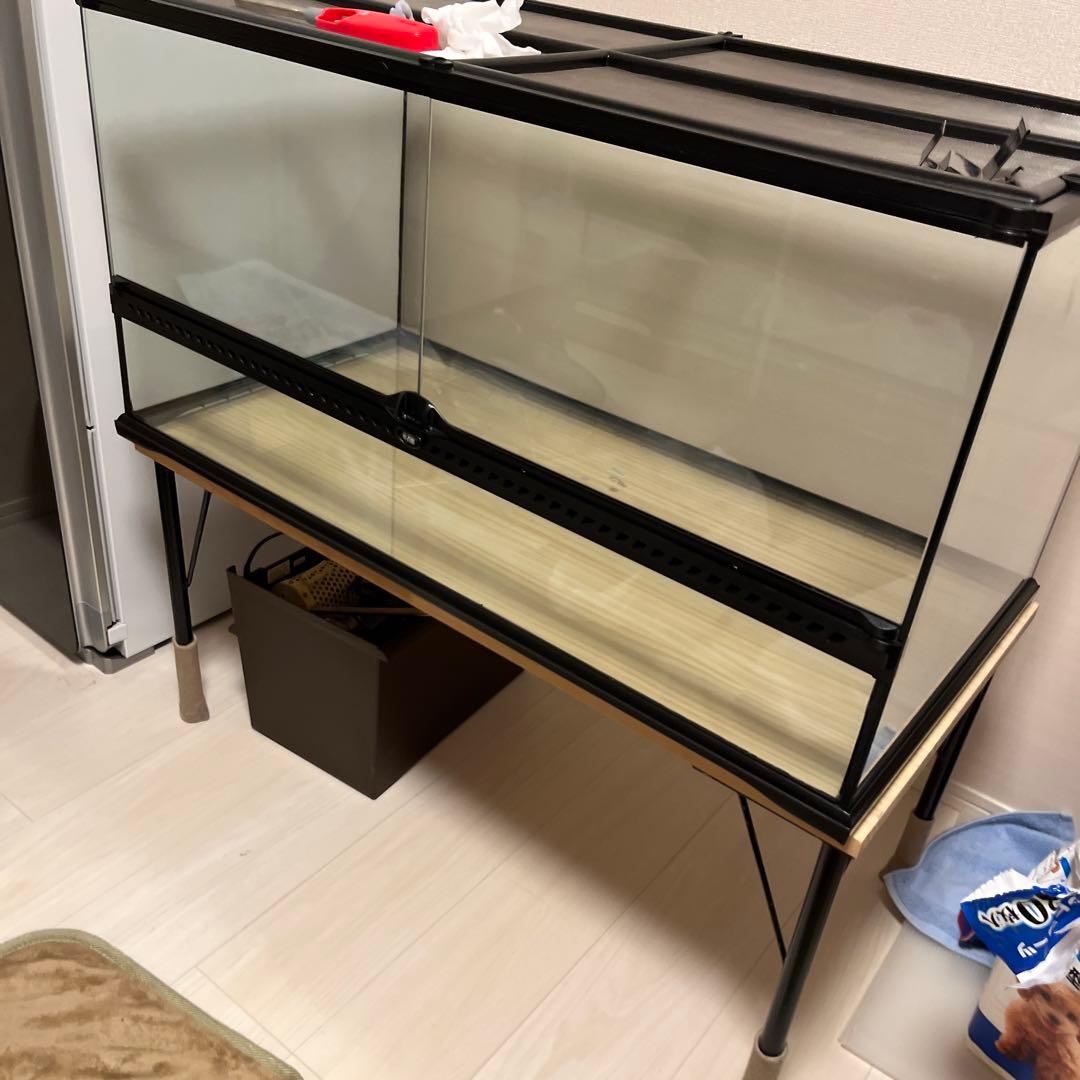 香川引取】GEX エキゾテラ グラステラリウム9045 ハリネズミ飼育