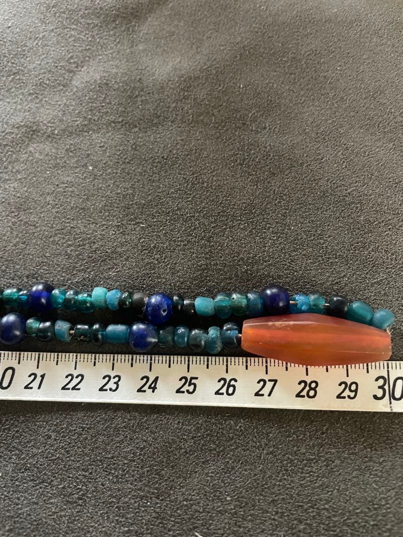 出土 古墳時代 赤瑪瑙製12面切子玉 瑠璃玉1連 - メルカリ