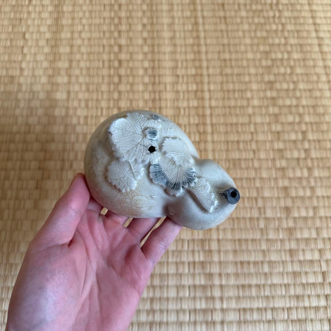 御深井 特大 水滴 瓢箪 江戸時代 発掘品 古伊万里 古瀬戸 美濃 古美術