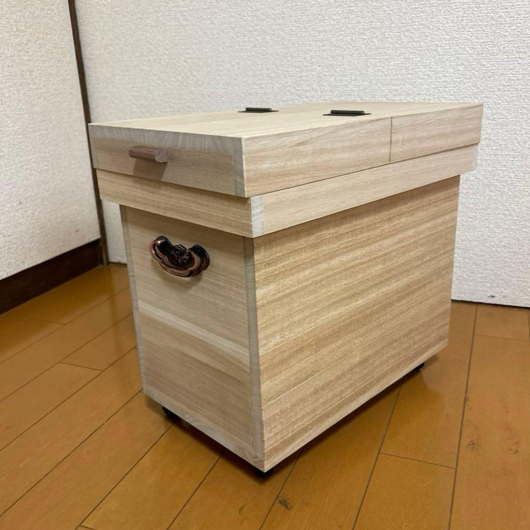 ※柴谷幸子※未使用品　山一　桐の米びつ 約10kg用