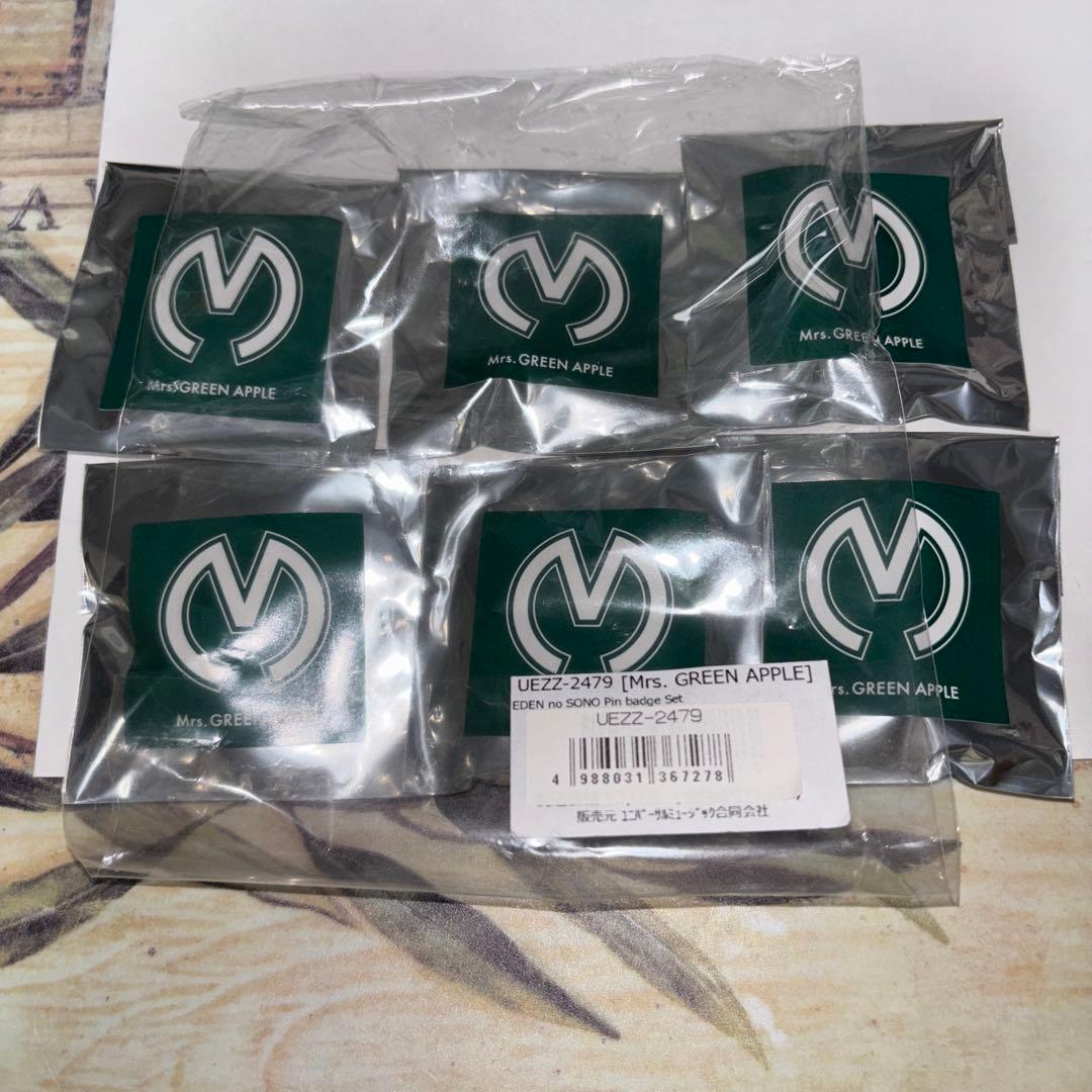 メルカリ便匿名配送】バラ売り可能 ミセス『エデンの園 』ピンバッジ 6