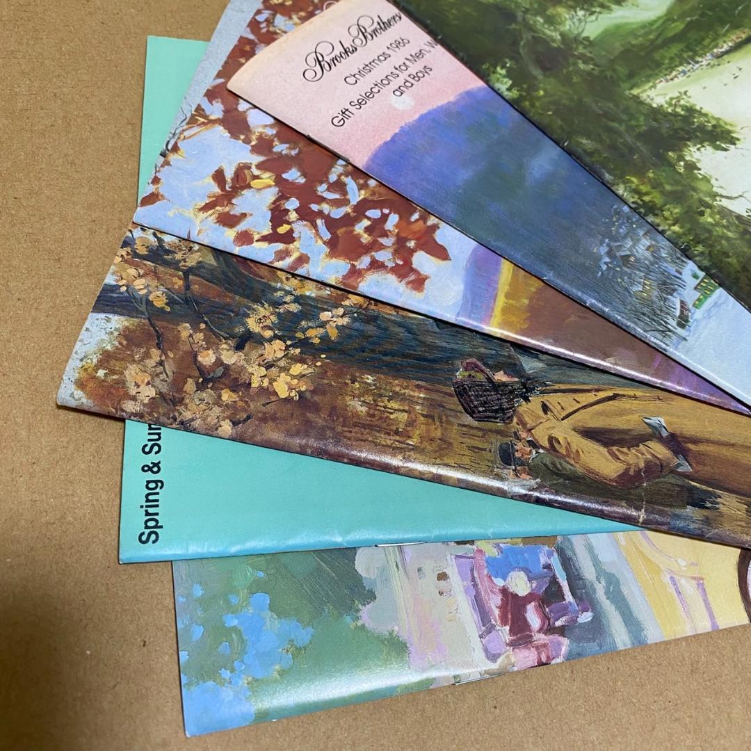 ダ*郎様 Brooks Brothers ギフトカタログ 1986-1993 米国老舗ブランド ブルックス ブラザーズが提案する最高のホリデー