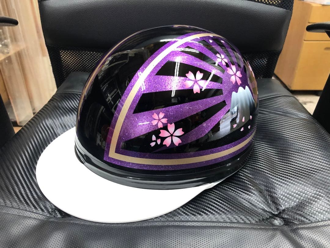 コルク半 カスタム 富士日章 黒紫 ラメ 桜 高級クリヤ 送料無料 - メルカリ