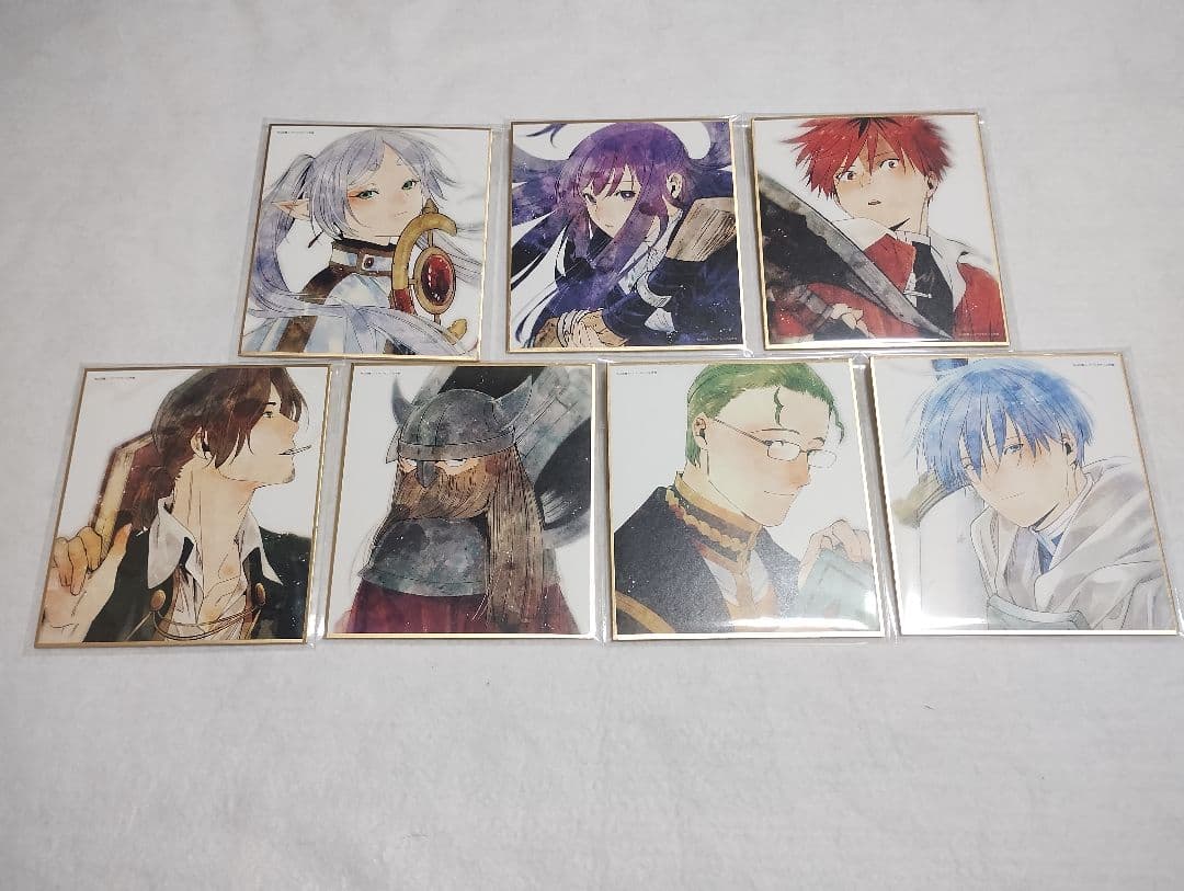 葬送のフリーレン BD/DVD 特典 色紙 7枚セット 葬送のフリーレン』Blu-ray＆DVD特典ミニ色紙イラスト7種公開