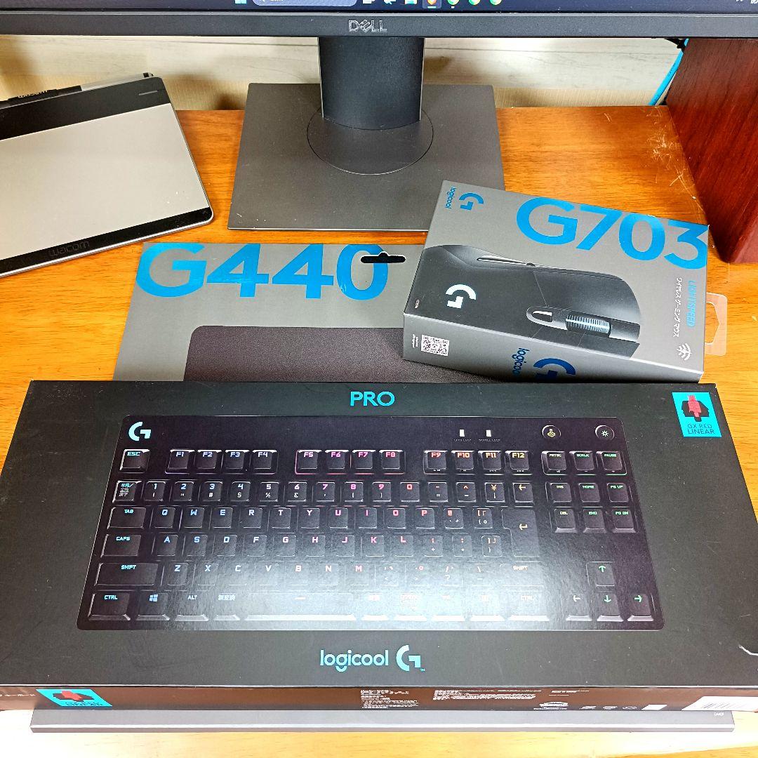 Logicool G PROキーボード G703hマウス G440マウスパッド Amazon.co.jp: 【 マウスパッド セット 】Logicool G ゲーミングマウス