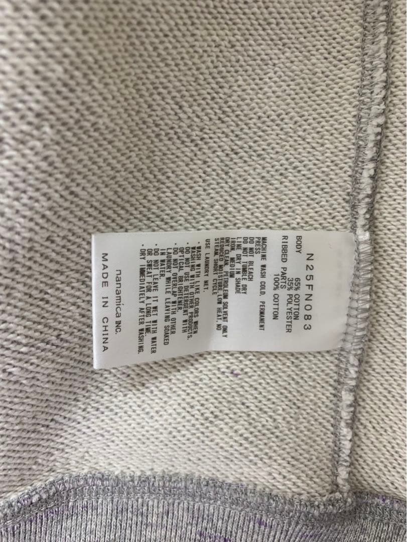 正規使用浅 ノースフェイス パープルレーベル スウェットベスト