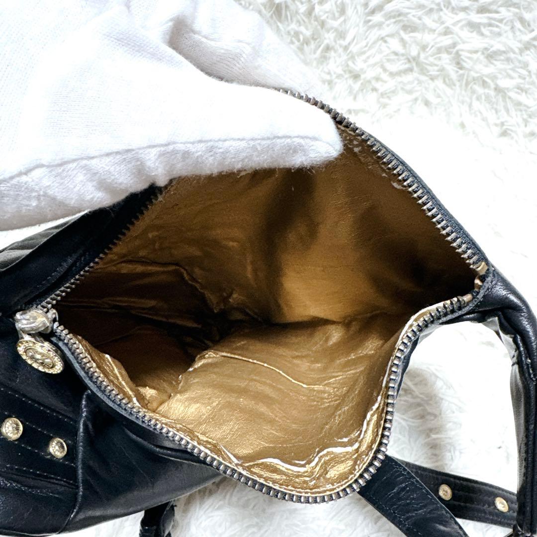 VERSACE リュック レザー ショルダーバッグ サンバースト メデューサ