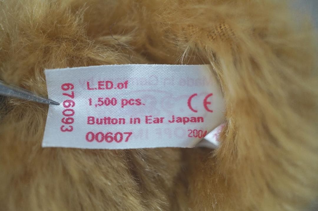 M2512-26】シュタイフ Steiff テディベア ボタン JAPAN 商品詳細Steiff