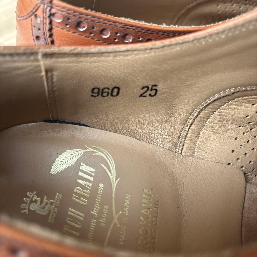 美品】スコッチグレイン インペリアルⅢ ブラウン 25cm - メルカリ