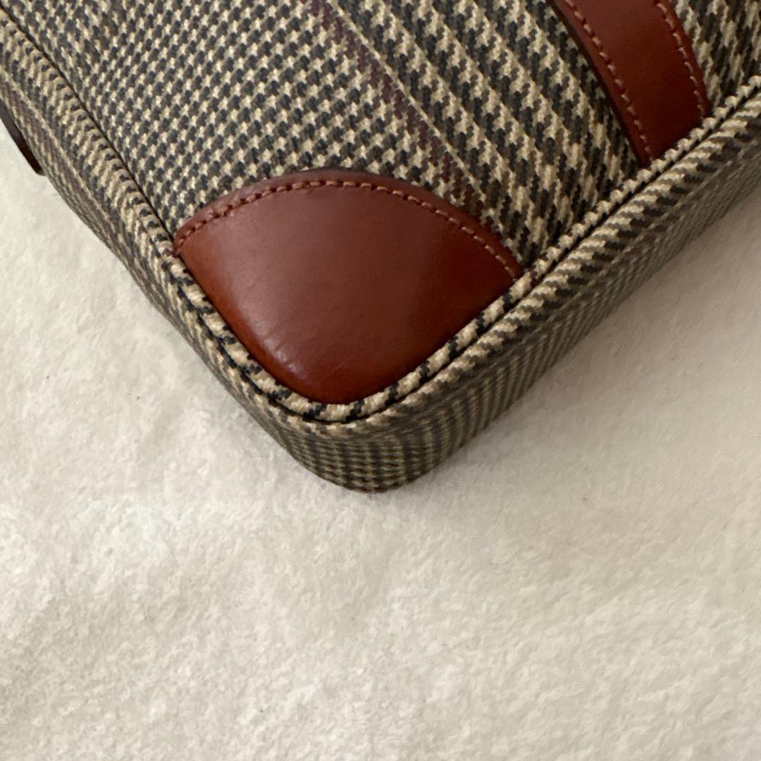 ポロラルフローレン ビジネスバッグ A4可能 千鳥格子 ブリーフケース