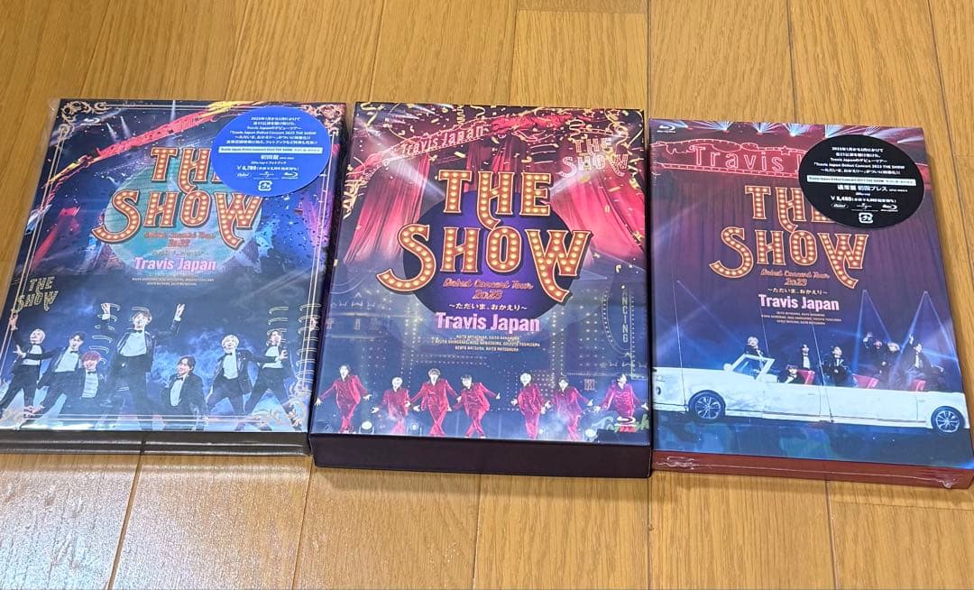 TravisJapan THE SHOW 3形態セット 3形態同時購入Blu-rayセット》Travis Japan Debut Concert 2023 THE