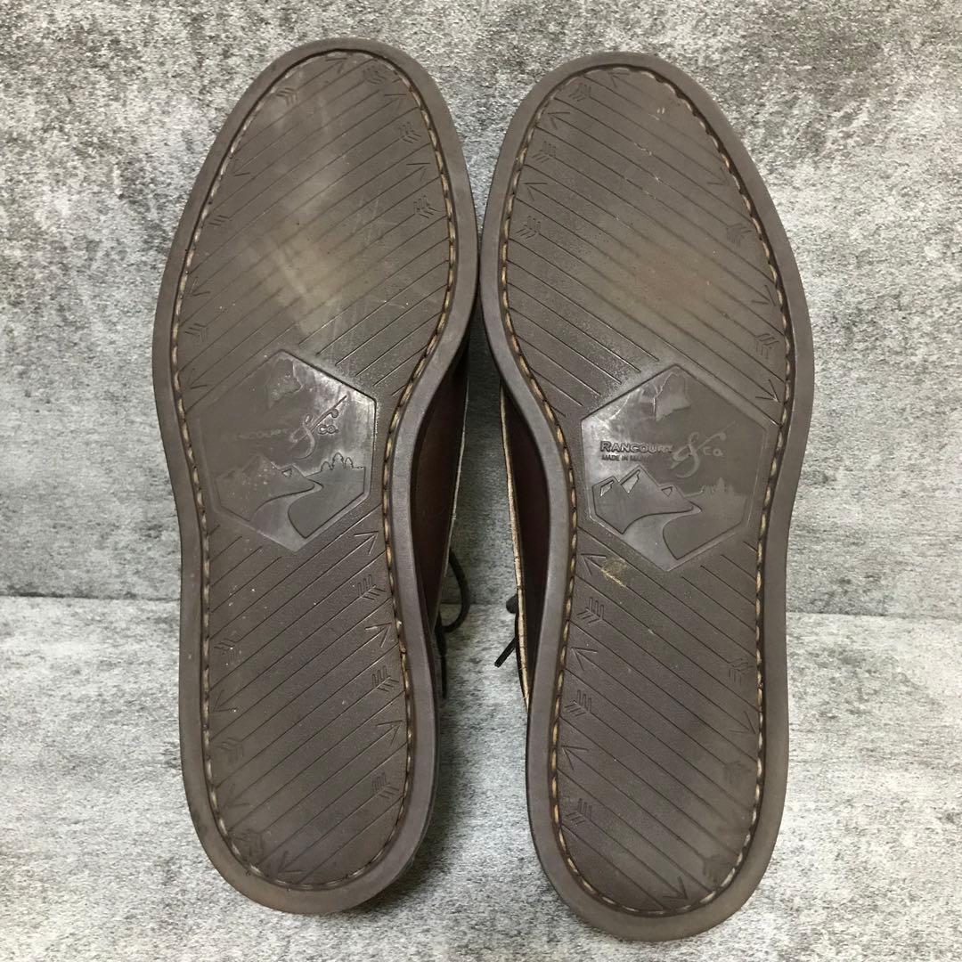 USA製 ランコート デッキシューズ 27.5cm モカシン 本革