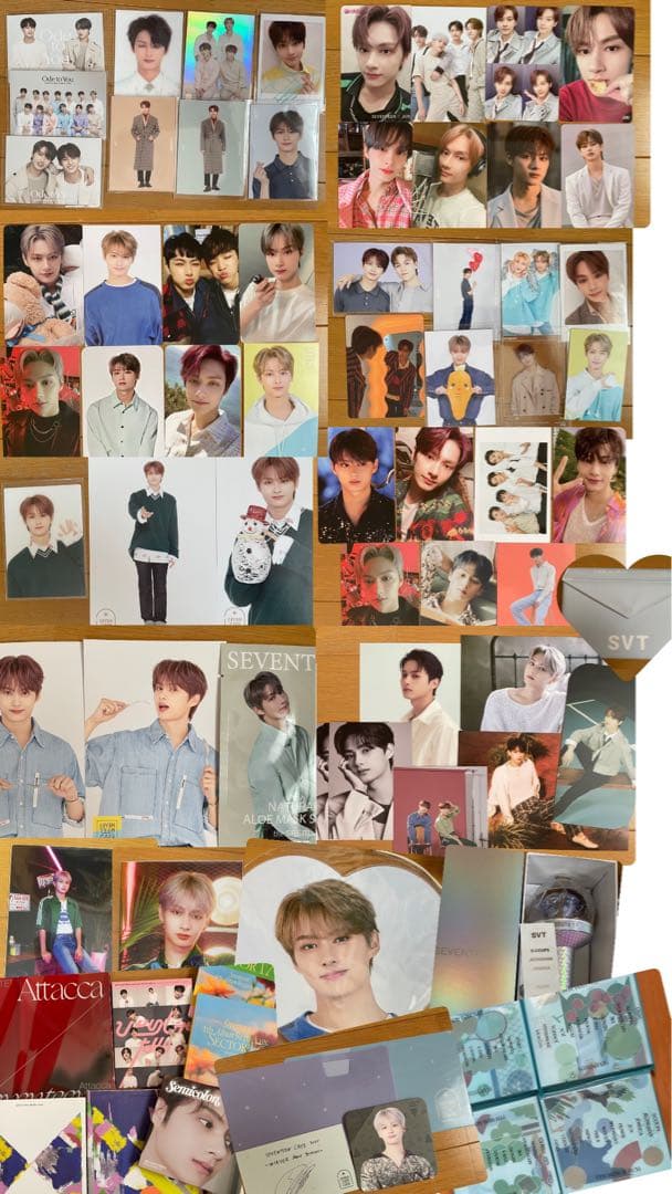 セブチ　ジュン　グッズセット売　トレカ&アルバム&トレカファイル セブチ ジュン グッズセット売 トレカ&アルバム&トレカファイル セブチ