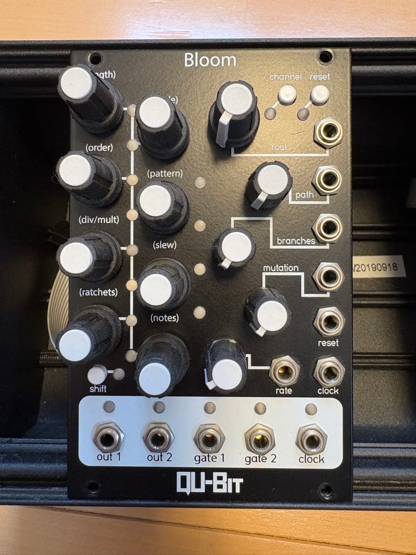 QU-BIT Bloom モジュラーシンセサイザー Qu-Bit Electronix Bloom Fractal Sequencer QuBit Electroni