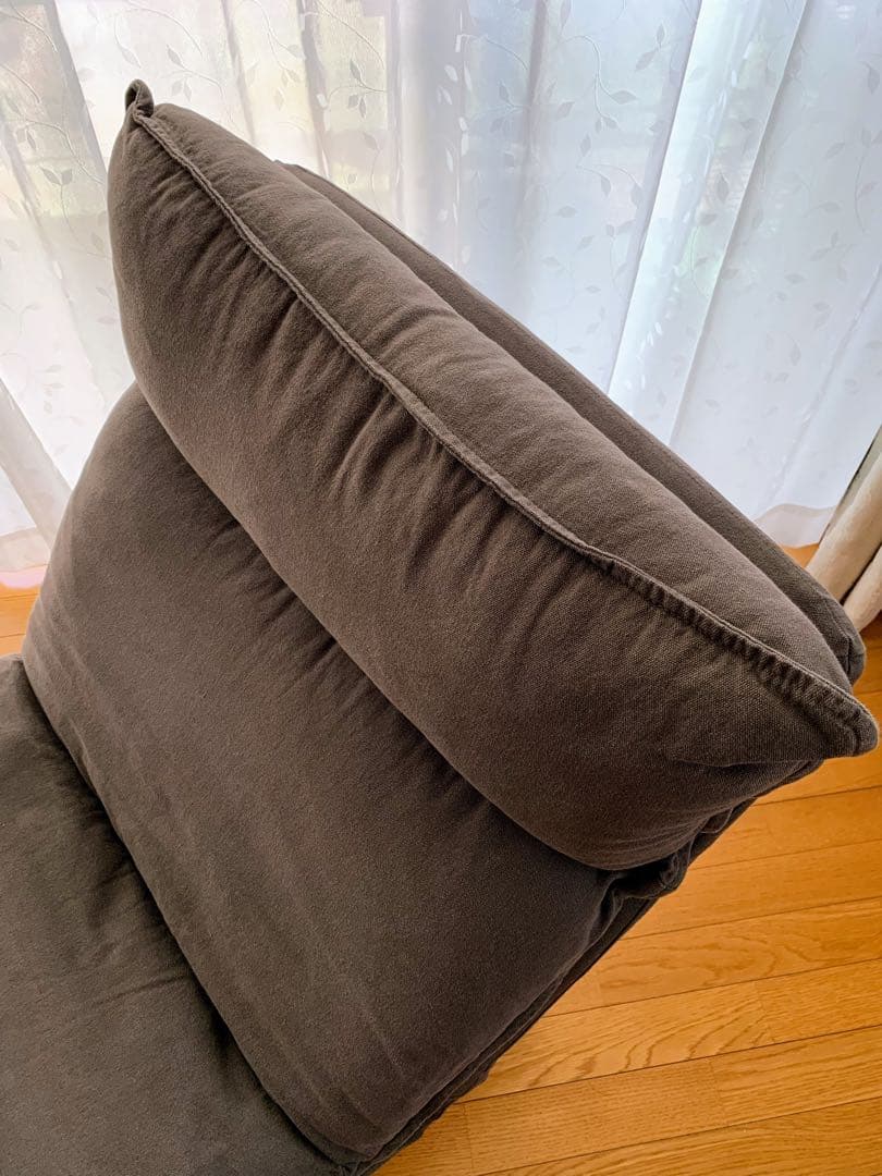 無印良品ハイバックリクライニングソファー オットマンセット 引き取り限定