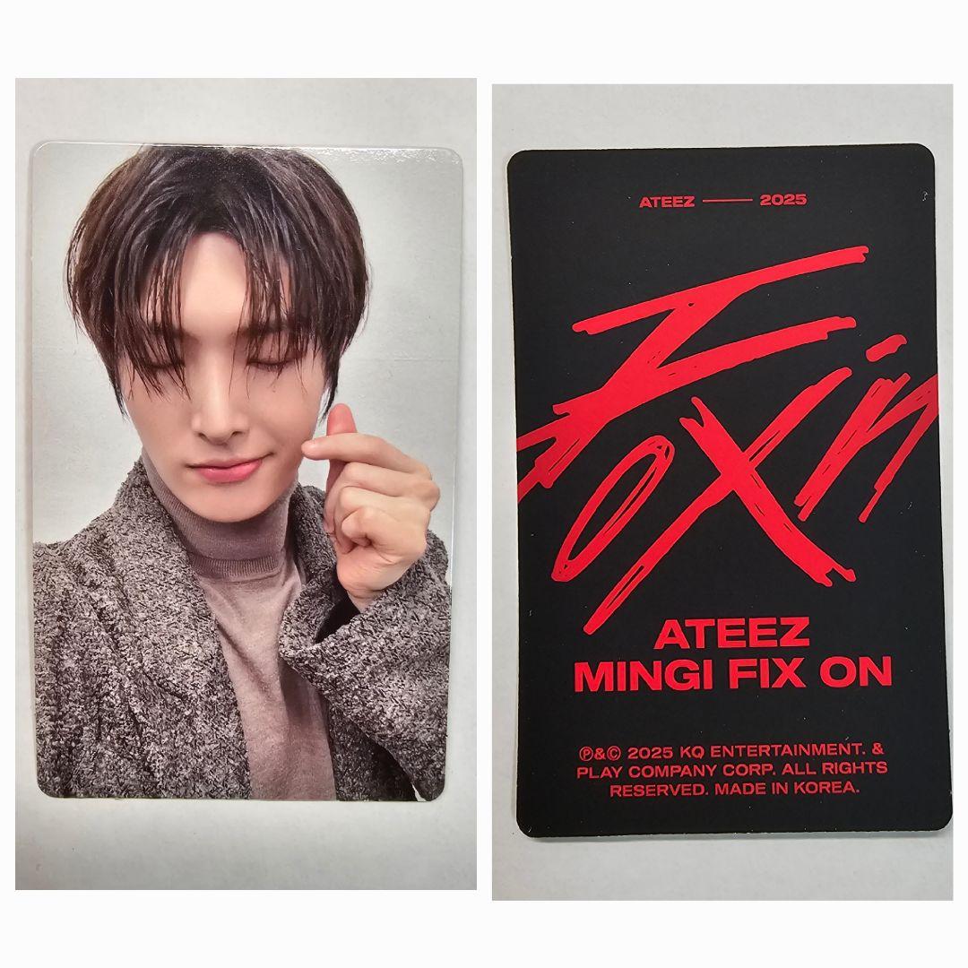 ATEEZ ミンギ センイル HBD ポップアップ FIX ON トレカ - メルカリ