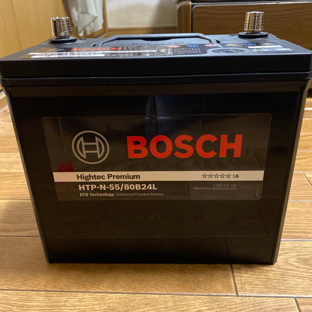 BOSCH 自動車用バッテリー HTP-N-55/80B24L BOSCH バッテリー HTP-N-55/80B24L 010954 1個（直送品） - アスクル