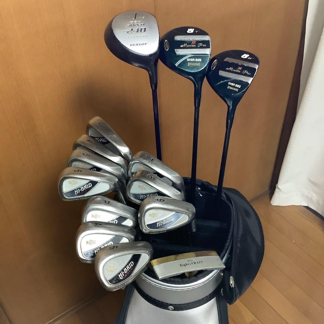 メンズ　ゴルフクラブ　フルセット　ダンロップ他14本セット　キャディバッグ付 楽天市場】ダンロップ（クラブセット｜メンズクラブ）：クラブ<ゴルフ