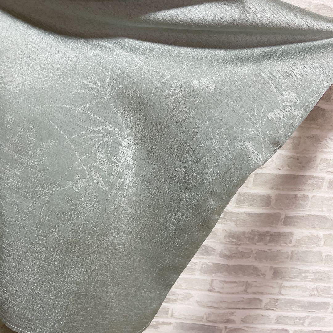 訪問着 フルセット 松 飛び立つ鶴 汕頭刺繍 綸子 金彩 入学式 P1