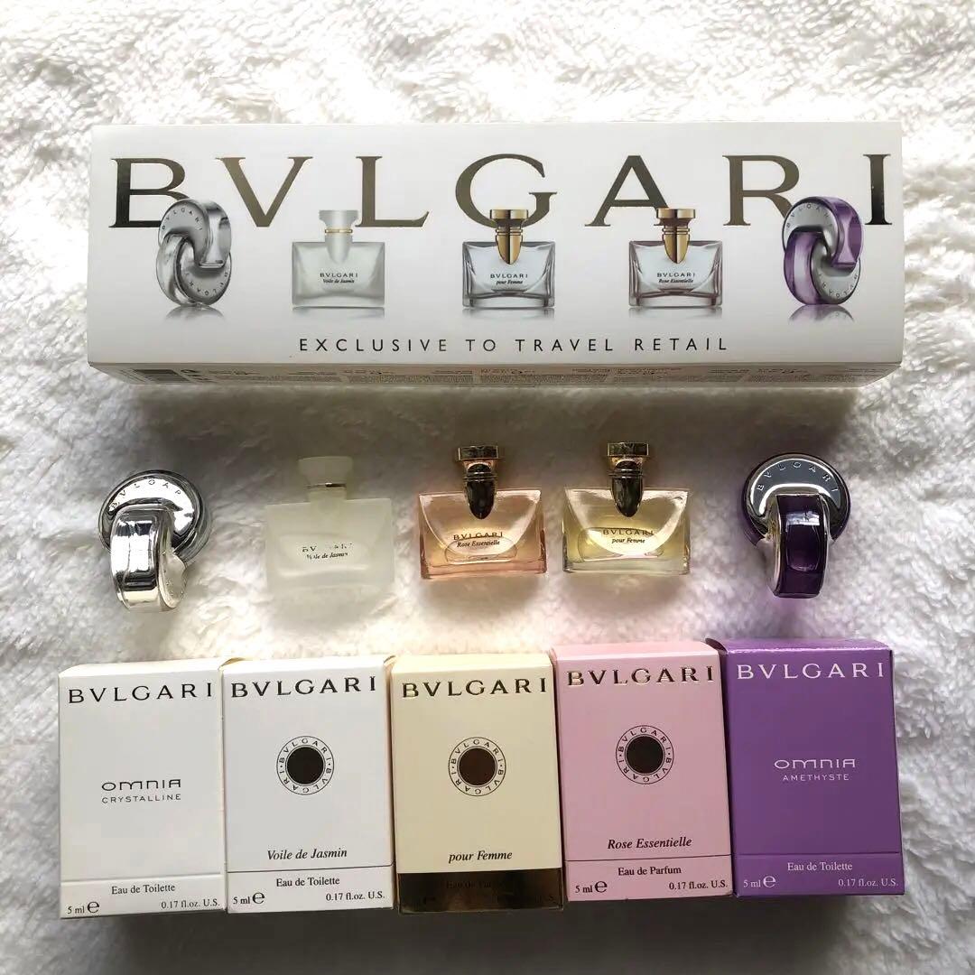ブルガリ BVLGARI ミニ香水 5個入りセット 機内販売 - メルカリ