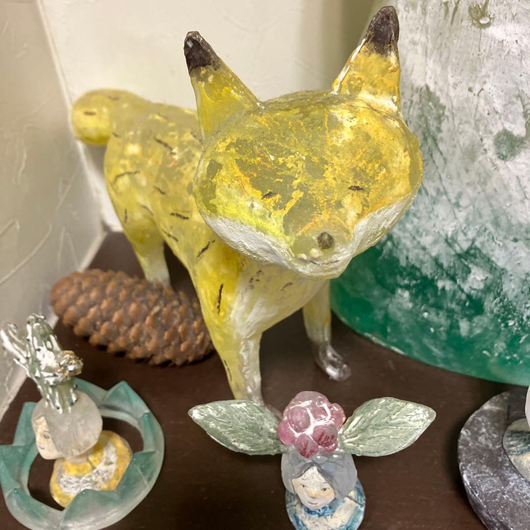 レインボーさん専用　安達知江　大キツネ Tomoe Adachi(アダチ トモエ)｜【受注生産】【安達知江】きつね/- の