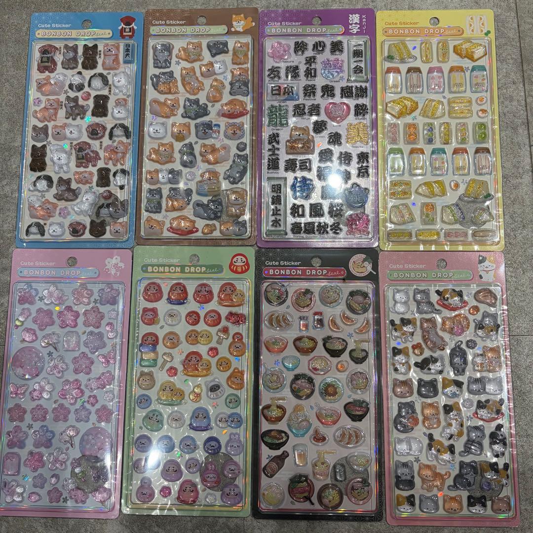 ま*️様 和柄　第二弾　コンプリート　8枚セット 絡繰魂 カラクリダマシイ 和柄 長袖シャツ メンズ 狼 咆哮 231008 送料