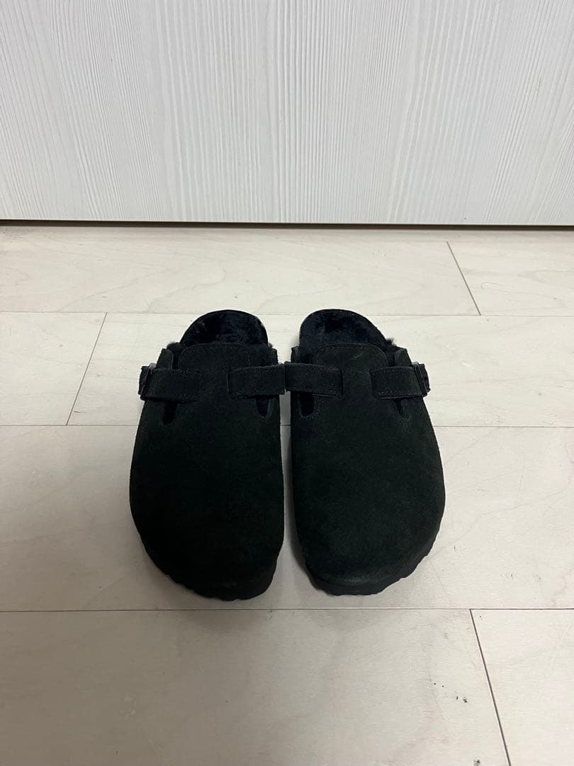 ビルケンシュトック　ボストン　Boston　ボア　サボサンダル　黒　23 BIRKENSTOCK（ビルケンシュトック） ボストン 国内正規品 BOSTON