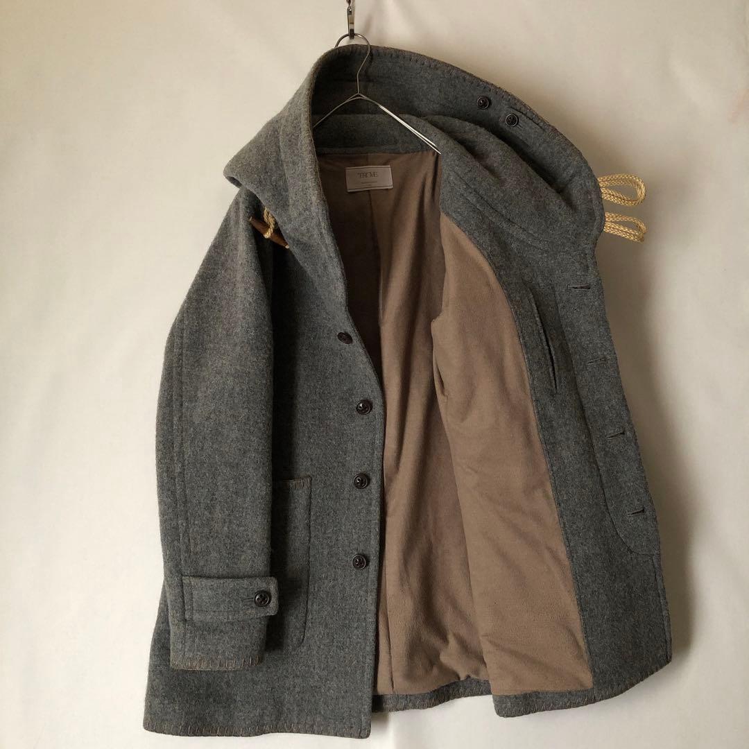 冬物】TROVE トローヴ グレー ウール コート ダッフルコート 40 - メルカリ