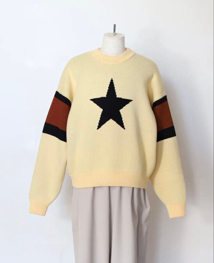 スターウォームセーターXL アンバーグリーム - メルカリ