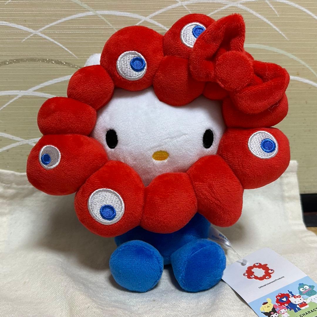 万博 ミャクミャク サンリオ コラボ キティーちゃん ぬいぐるみ M