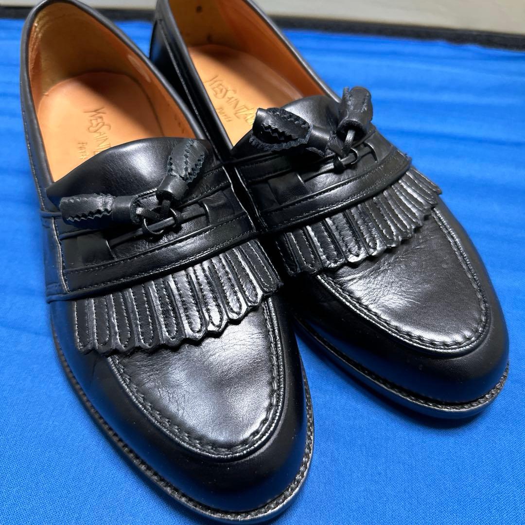 新品未使用 YSL イヴサンローラン メンズタッセルローファー - メルカリ