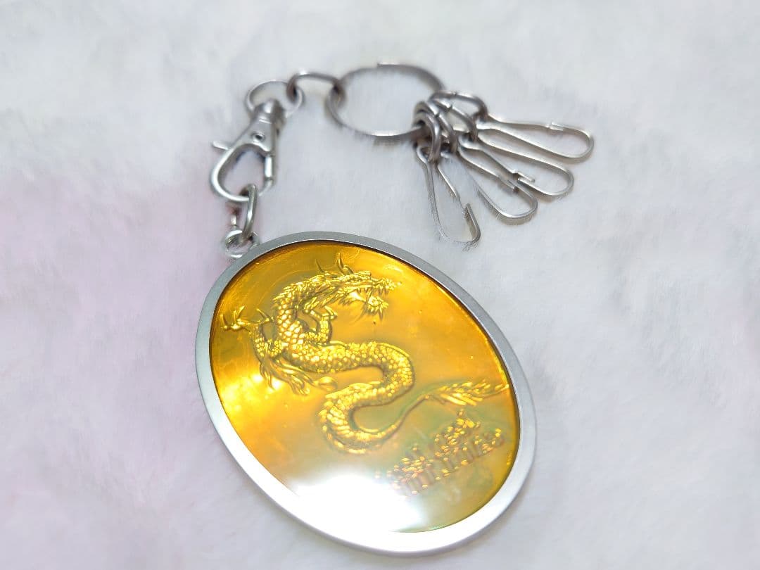 ジャンポールゴルチエ ドラゴン 龍 プレート キーリング キーホルダー