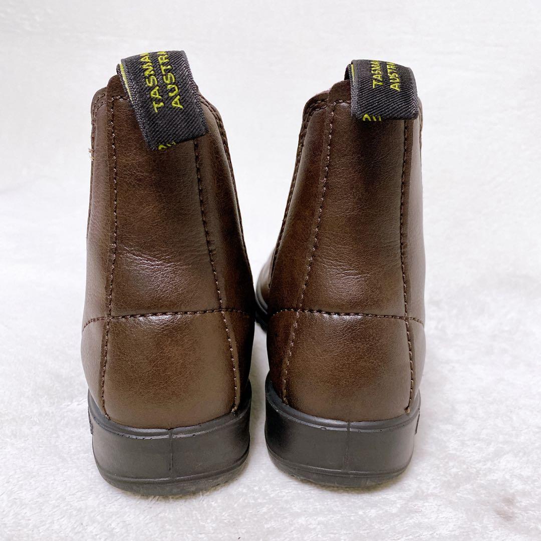 美品　ブランドストーン　サイドゴアブーツ　ブラウン　UK4　23.5cm　茶色