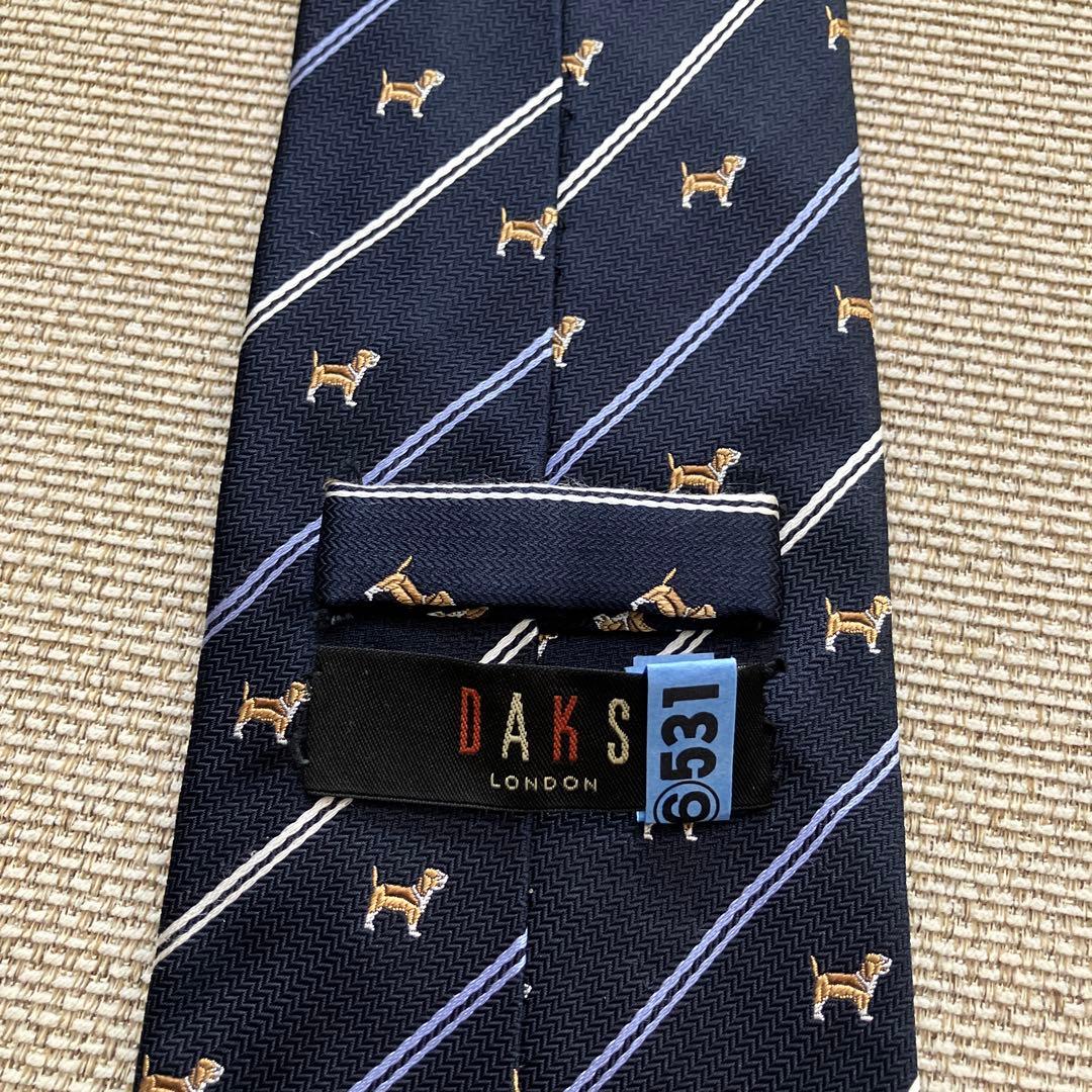 DAKS ダックス ネクタイ DOG 犬柄 - メルカリ