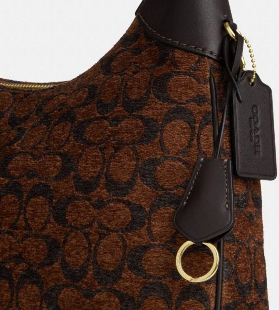 COACH エラ ショルダー バッグ・シグネチャー シェニール《新品未使用品》