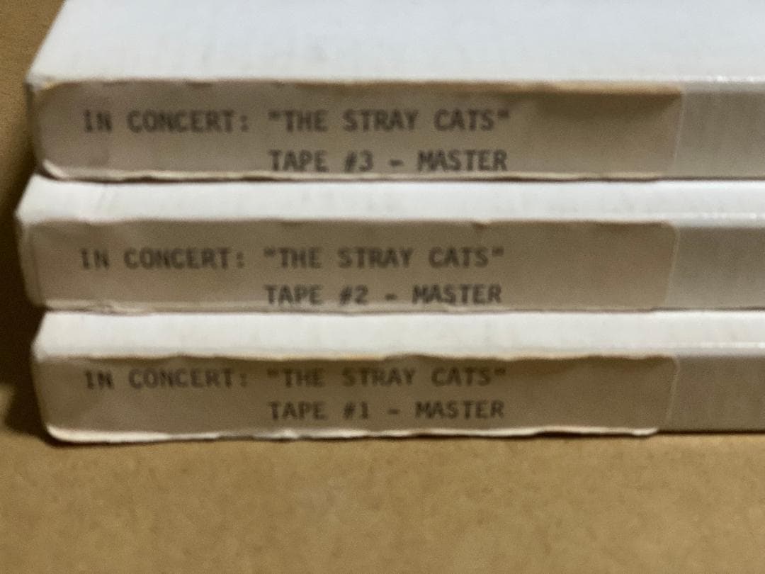 STRAY CATS 82年ボストン K.B.F.H.オープンリールマスター STRAY CATS 82年ボストン K.B.F.H.オープンリールマスター