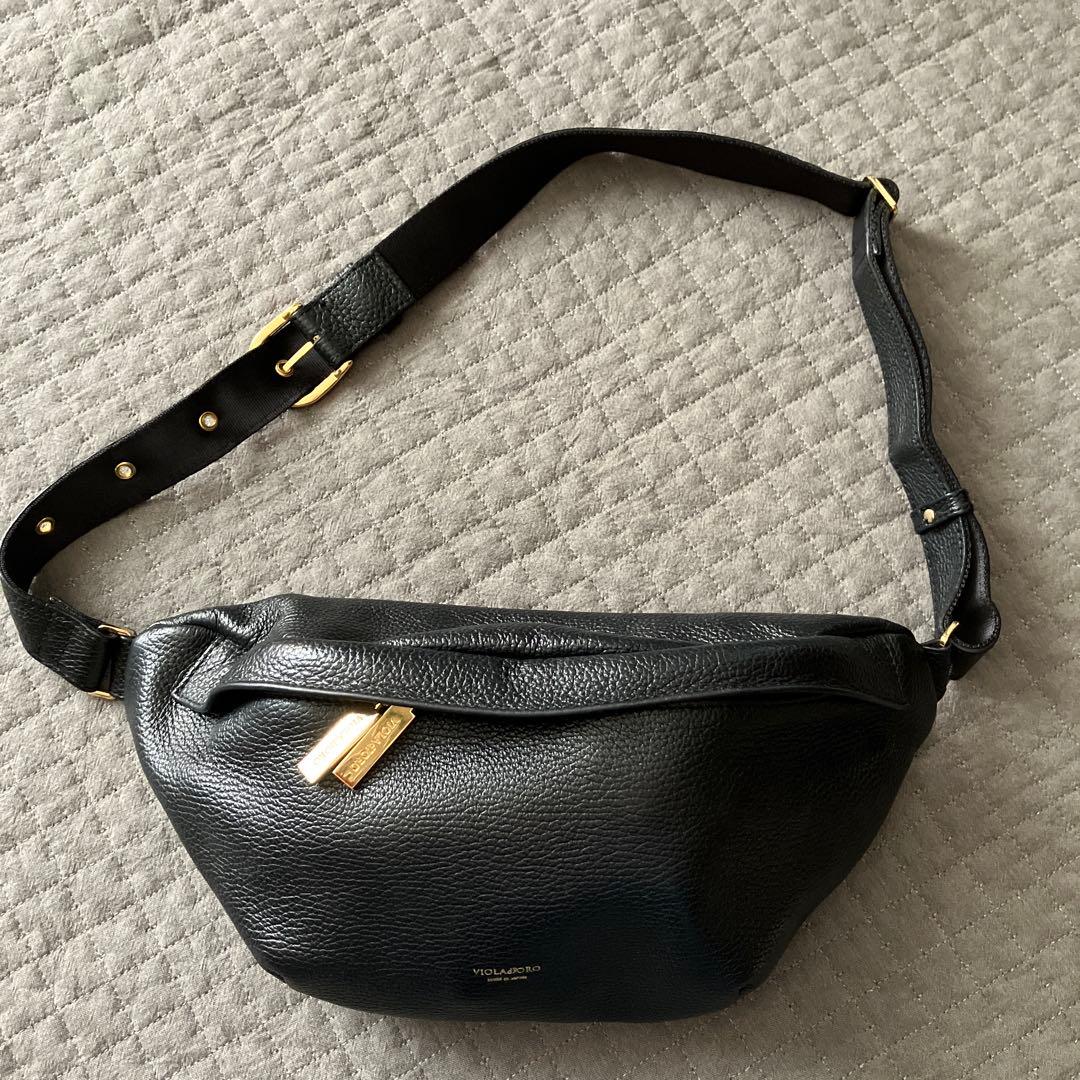 値下げ❣️VIOLADORO ブラック ボディバッグ VIOLAd'ORO（ヴィオラドーロ） ボディバッグ : planino - 通販 - Yahoo