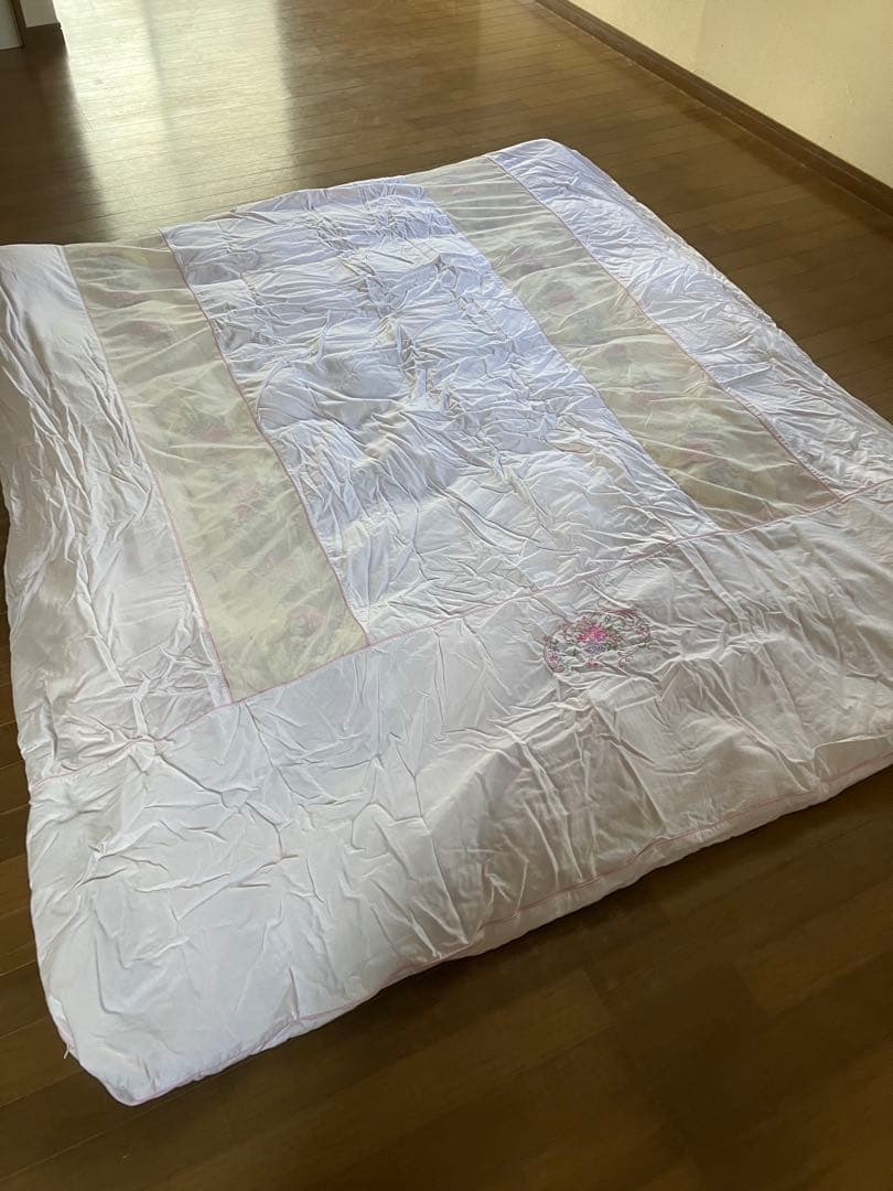 【12/13発送】羽毛掛ふとん　185㎝×215㎝　ダブルサイズ　丸八　羽毛布団 羽毛合掛けふとん日本製ホワイトダック85％ – 西川ストア公式本店