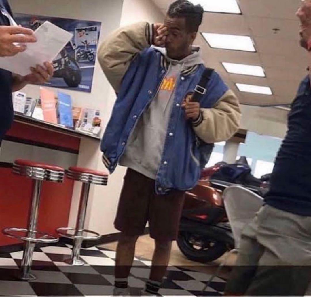 Disney プーさん スタジャン xxxtentacion着用モデル Lサイズ - メルカリ