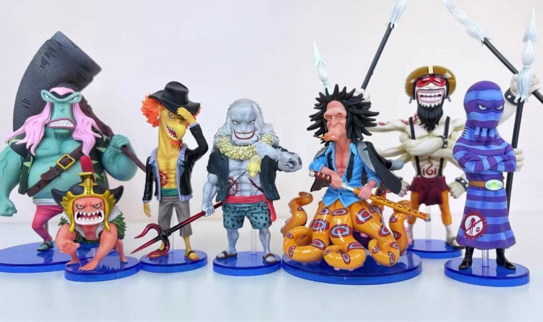 ワンピース 新魚人海賊団 ホーディ 9人セット フィギュア ガレージ