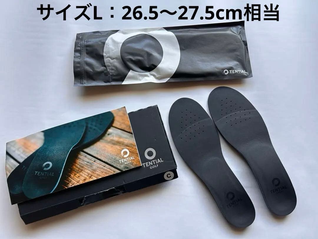 【新品・未使用】テンシャル　ゴルフインソール TENTIAL（テンシャル） GOLF INSOLE ゴルフ インソール ゴルフ専用