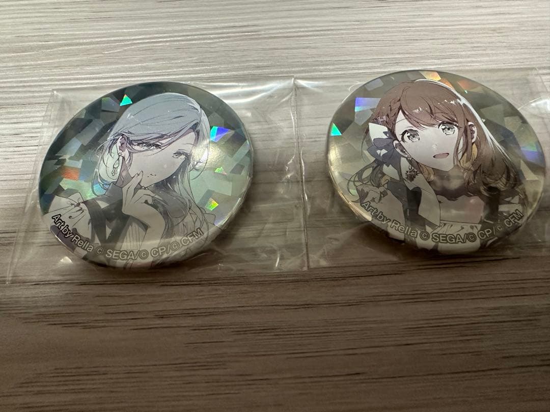 プロセカ 花里みのり 日森雫 セカイの宝石箱 缶バッジ - メルカリ