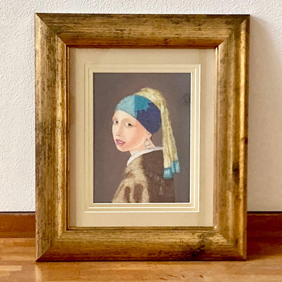 真珠の耳飾りの少女 フェルメール 貴石画 ジュエリー ピクチャー 絵画 宝石画 絵画の解説】フェルメール「真珠の耳飾りの少女」【モデルの正体とは
