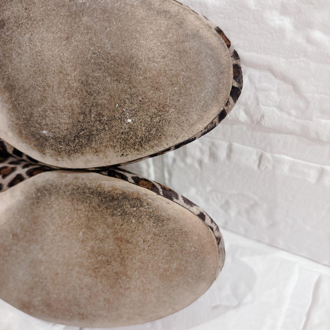 repetto レオパード柄 バレエシューズ ベルベット ベロア 37