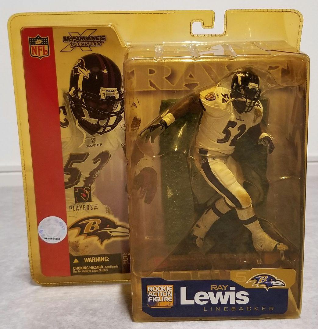 【レア　未開封】NFL　マクファーレン　スポーツフィギュア　★レイ・ルイス★ NFL マクファーレントイズ レイ・ルイス フィギュア LINEBACKER｜Yahoo