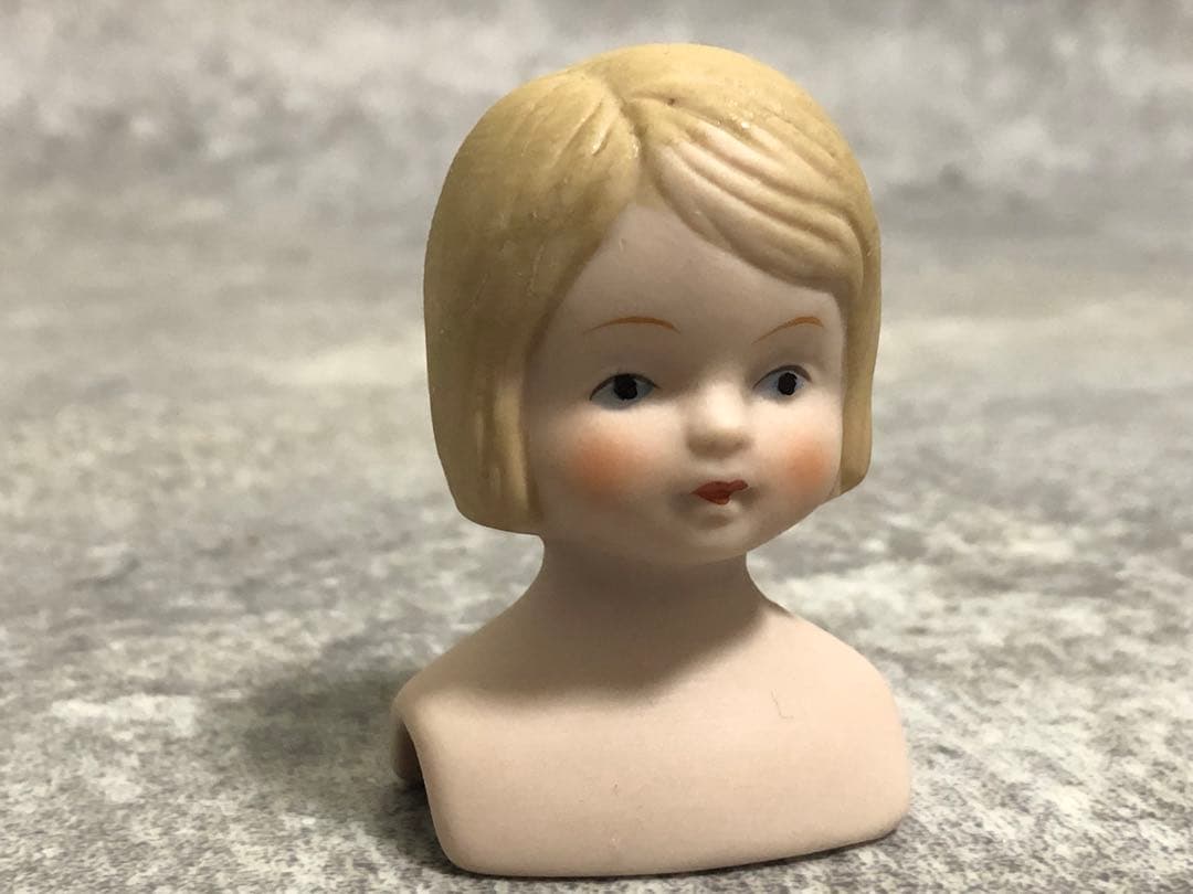 ビスクドール ビンテージ 陶器製 ヘッド カスタム ドール doll - メルカリ