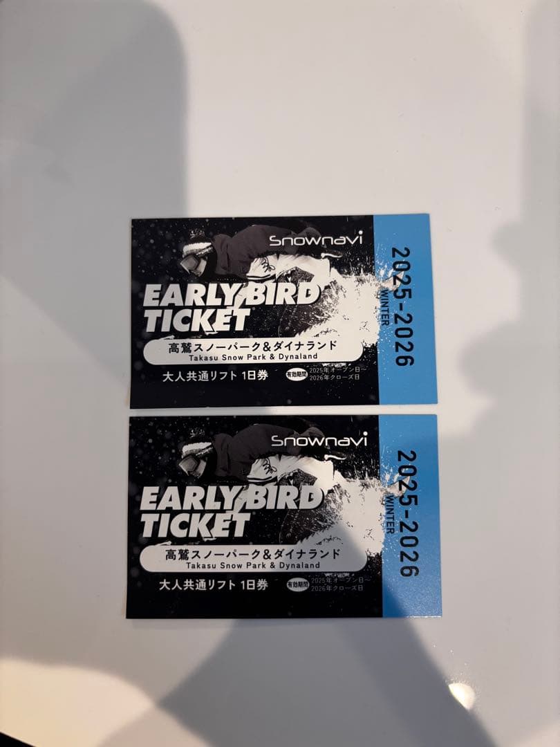 高鷲スノーパークダイナランド 1日券 2枚 - メルカリ