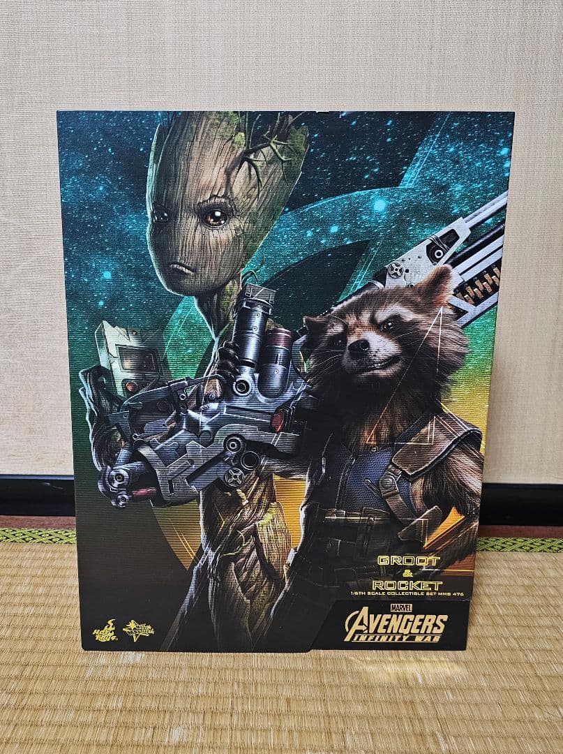 アベンジャーズ インフィニティウォー 1/6 グルート＆ロケット ホットトイズ ムービー・マスターピース】『アベンジャーズ／インフィニティ・ウォー