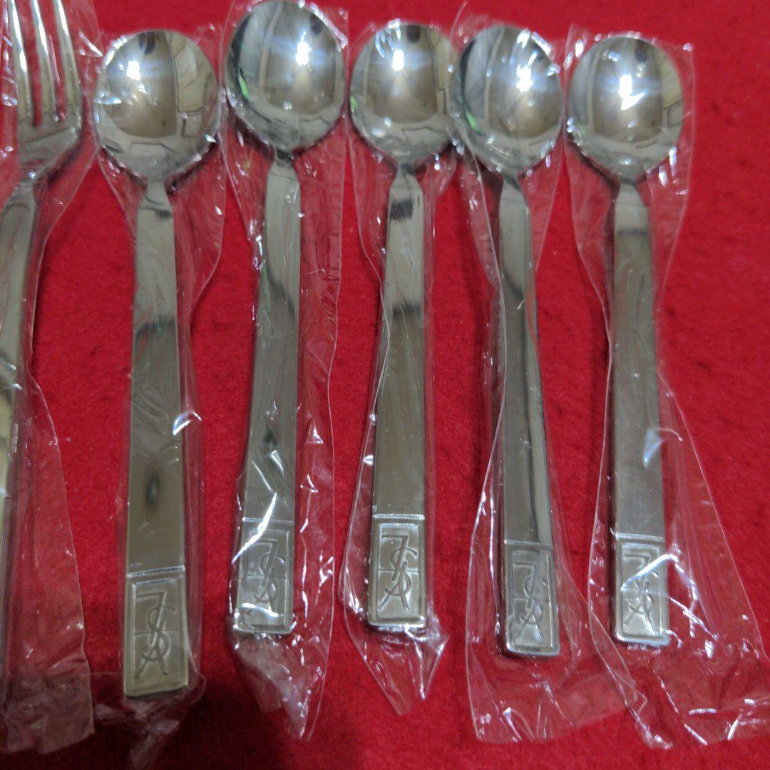 イブサンローラン カトラリーセット コーヒースプーン 姫フォーク各5