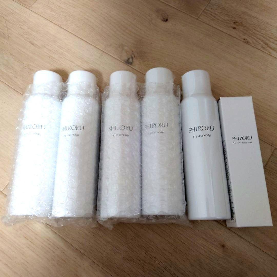 SHIRORU クリスタルホイップ 120g✕5本 薬用VCホワイトニングゲル クリスタルVCホワイトニングゲル[医薬部外品]｜SHIRORU(シロル)公式